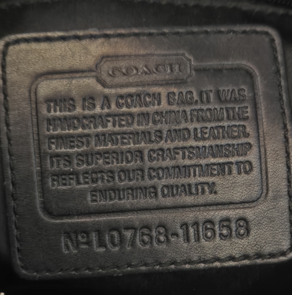 Coach Signature Jacquard Gallery Tote (F11658) - Picture 5 of 5